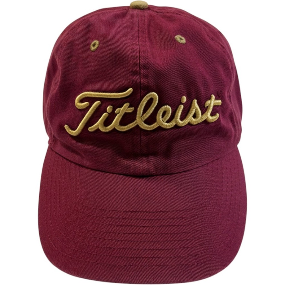 Titleist FSU Seminoles Golf Hat Maroon Gold Twins Enterprise Adjustable Cap